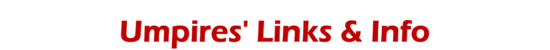 Umpire's Links