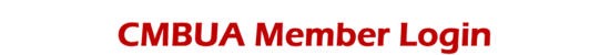 CMBUA Members Login